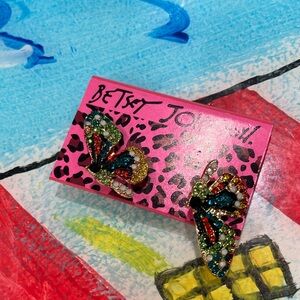 Betsy Johnson butterfly earrings